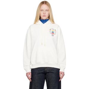 25 SS 카사블랑카 여성 화이트 카사 웨이 마운틴 후드티 252195F097001