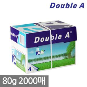 [온라인전용] 더블에이 A4 복사용지(A4용지) 80g 2000매 1BOX
