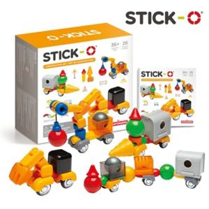 [짐보리플레이앤뮤직]스틱오 컨스트럭션 26PCS(부산본점) 선물포장