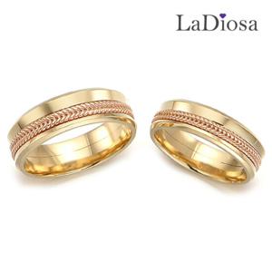 라디오사 14K 커플링 G14D2-9800RO 남녀한쌍세트