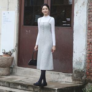 [24 F W] 잇미샤 메탈 트위드 레이어드 원피스 ITOCZOP880