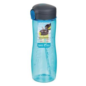 시스테마 트리탄 퀵플립 스포츠물병 800ml 스카이