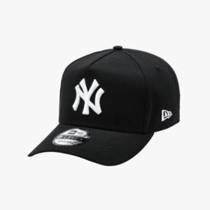 M 뉴에라모자 CQK 14561861 MLB 화이트 온 블랙 뉴욕 양키스 K프레임 볼캡 블랙