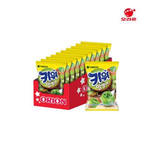 오리온 키위알맹이 젤리 67g ,10개