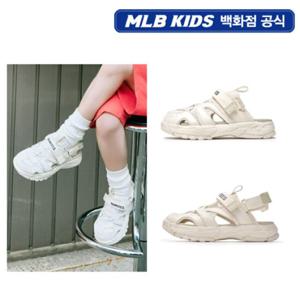 [MLB키즈PG] 청키 마스크 아동 샌들 7ASDCB053-50IVS