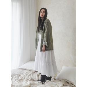[씨씨콜렉트] 시스루 나일론 캐쥬얼 자켓