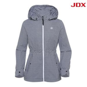JDX HC08 전판 패턴 프린트 후드 점퍼 X2WJV5117(BK)