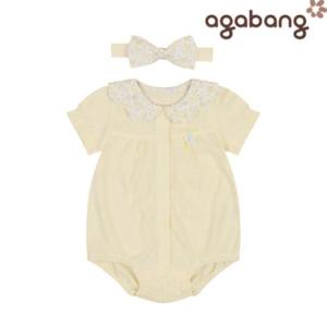 아가방 여름 반팔 바디수트 HC04 신생아 백일 바디수트 01S317565