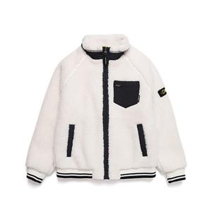 내셔널지오그래픽키즈 N204KFT140 윌소니 FLEECE 뽀글이 블루종형 F-ZIP IVORY