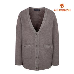 [올포유][올포유] 여성 솔리드 브이넥 니트 롱가디건 ALSCL8421-