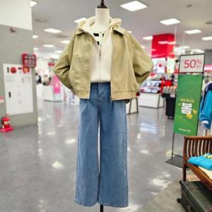 스테파니 HC07 카라 빈티지 가죽 점퍼 A25JK5111