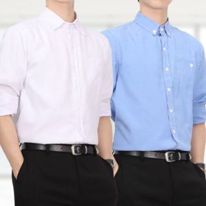 링클프리 린넨 옥스포드 슬림핏 남성 패션 코디 (WFI192A)