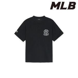 MLB (3ATSB0353-50BKS) 베이직 스트릿 로고 오버핏 반팔 티셔츠