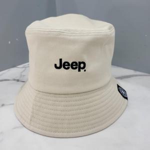 [지프]JO0GCU991 베이지 JEEP 자수 로고 나침판 라벨 버킷햇 2023년 벙거지 모자