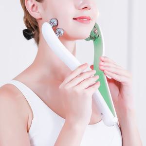페이스 리프팅 롤러 EMS 고주파 저주파마사지기 그린 온열 피부 안티 에이징 개선 KC인증 H790