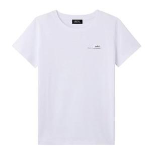 아페쎄 APC 아이템 여성 반팔티 AAB WHITE