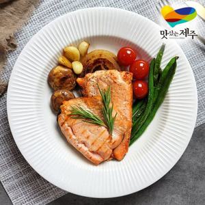 [맛있는제주]렌지1분 완성 순살 연어 오븐 구이 300g (4토막) x2팩