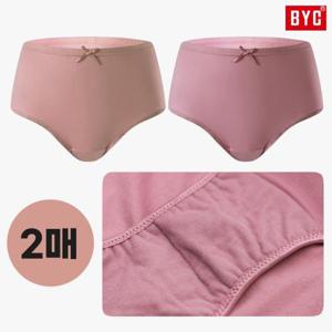[제임스딘]BYC 할머니요실금팬티 엄마 여성 순면 넓은 방수포 맥시팬티 2매