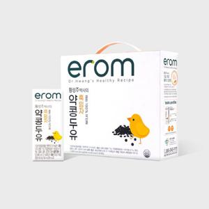 [이롬황성주] 약콩 흑임자두유 190ml x 80팩 (20팩 x 4박스)