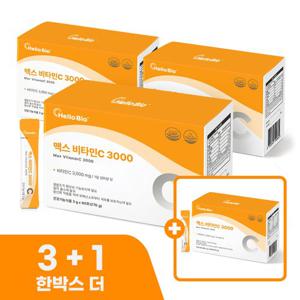맥스 비타민C 3000 90포 3+1박스 (총 360포) 비타민씨 고함량 고용량 분말 가루
