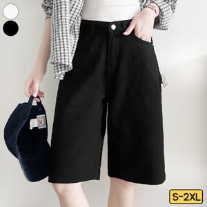 가비진 여성용 데일리 베이직 코튼 면 5부 버뮤다 팬츠 반바지 빅사이즈까지