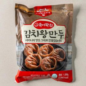 전주한옥만두 속이 꽉찬 김치왕만두 70gx15알, 1,050g, 총1봉