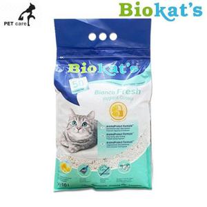 바이오캣츠 비앙코 화이트 천연 클레이 후레쉬 봄향기 10L