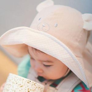[퍼니베베]곰도리썬햇 유아동모자 키즈 데일리