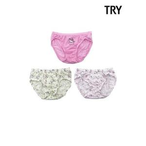 [TRY]여아 텐셀 삼각 팬티 2호 3매입