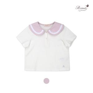 [페리미츠]여아 크롭카라티셔츠 유아 키즈반팔티 (P2525T196)