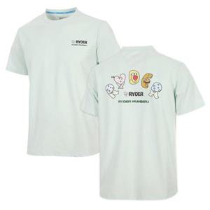 라이더 2025RC-10 남성 여성 공용 배드민턴 반팔 티셔츠 오버핏