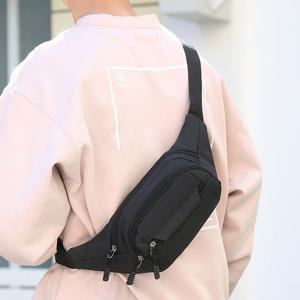 남성크로스백 남자 크로스 슬링 백 여자 미니 메신저 가방 블랙