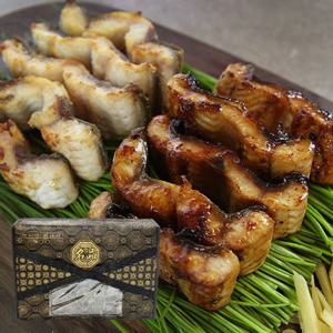 [선물포장] 맛군 민물장어 1kg(손질후 700g)+소스2종,함초소금