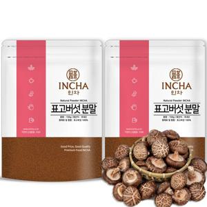 [인차](실속 리필용)표고버섯 분말 가루 300g (150gX2팩)