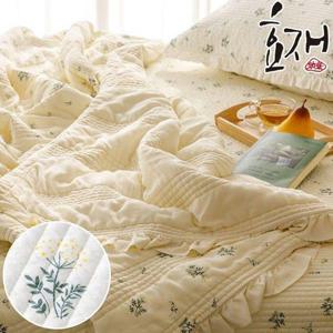 갤러리아_라메르2 모달워싱 간절기 차렵이불 베개세트(Q) 가방포장 by효