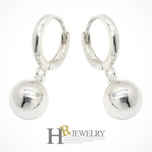 [호림쥬얼리]실버92.5/은귀걸이/히트_예쁜(HR)실버 8mm 민볼 원터치 귀걸이(NO.30178)