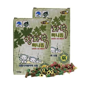 쑥의명가 강화쑥 미니뜸 180개입 강 약 사자발 약쑥 뜸자리 설명서 무흔지 포함