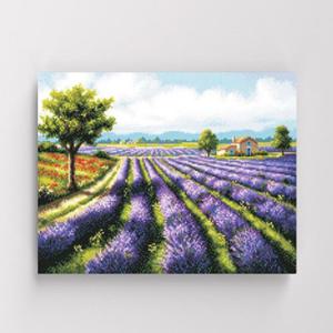 보석십자수 명화 풍경 오후의 라벤더 40x50