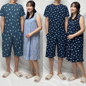 [폭스클럽]냉감 캐릭터 민소매 원피스 여름잠옷
