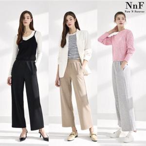 NNF 스판 골지 와이드팬츠 (N04-3)