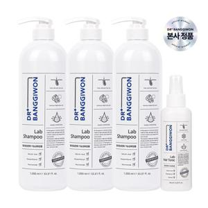 [닥터방기원] 랩 탈모샴푸 1000ml X 3개+ 랩 헤어토닉150ml