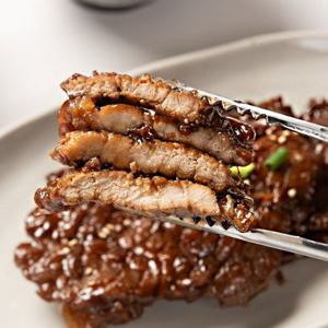 [대한민국농수산] 수제 돼지갈비 맛 양념갈비 제주 한돈 왕구이 1kg X 2팩