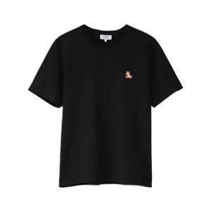 [당일]25SS 메종키츠네 반팔티셔츠 칠렉스 폭스패치 블랙 LM00110KJ0008 P199