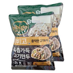 CJ제일제당 비비고 육즙가득 고기만두 360g, 2개