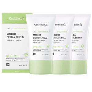 센텔리안24 마데카 더마 쉴드 세이프 선크림 50ml 3개 자외선차단 워터프루프