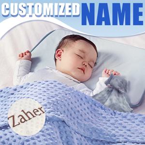 개인화 된 이름 신생아 아기 담요 Swaddling Swaddle Wrap Soft Fleece 유아용 침대 침대 유모차 담요 유아 선물