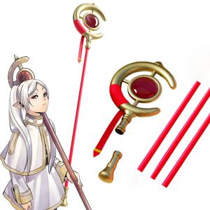 Frieren 코스프레 워킹 스틱 Frieren: Beyond Journey의 애니메이션 코스프레 Frieren Cosplay Prop