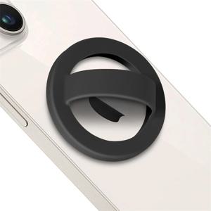 Magsafe IPhone 16 용 마그네틱 실리콘 소프트 핑거 스트랩 전화 링 홀더 범용 스탠드 지원 Mac 안전 루프 그립 브래킷