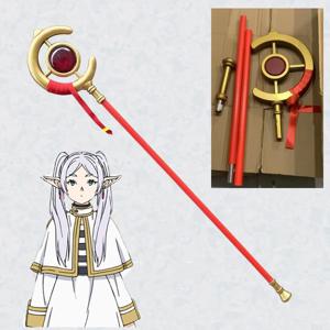 애니메이션 Frieren Beyond Journey's Frieren 코스프레 워킹 스틱 Frieren:Beyond Journey's Cosplay Frieren Cosplay Prop Wig