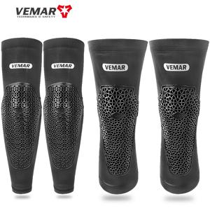 VEMAR 통기성 안티 가을 오토바이 무릎 팔꿈치 패드 고탄성 모토크로스 무릎 보호대 DH MTB 사이클링 모토 슬리브 Kneepads